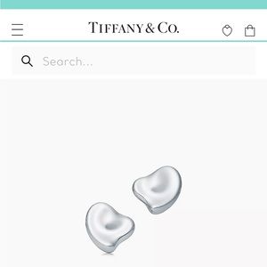 Tiffany & Co. Elsa Peretti full heart ear clips